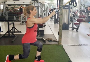 Christina Maria Kyriakidou Lunge in the Gym