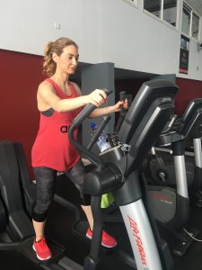 Christina Maria Kyriakidou in the Gym
