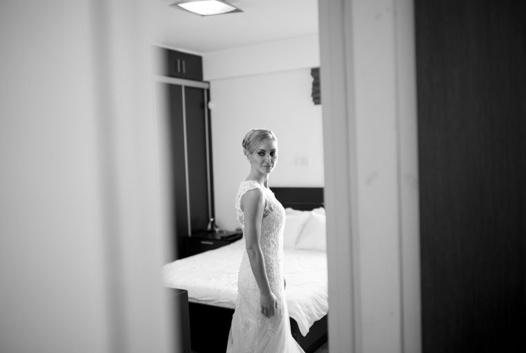 Christina Maria Kyriakidou B&W Wedding Dress