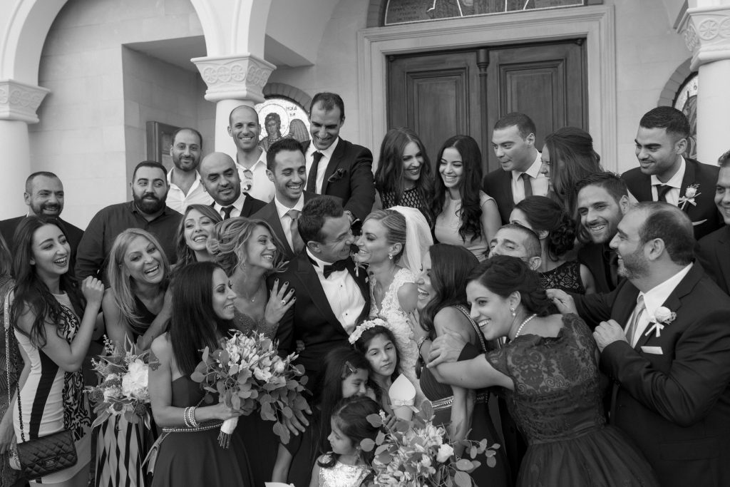 Nicos Kyriakides & Christina Maria Kyriakidou Wedding Day with Friends & Family