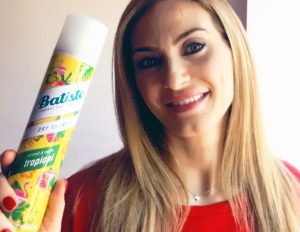 Christina Maria Kyriakidou & Batiste Dry Shampoo Tropical