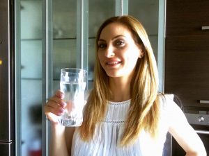 Christina Maria Kyriakidou Drink 10-12 Glasses Per Day