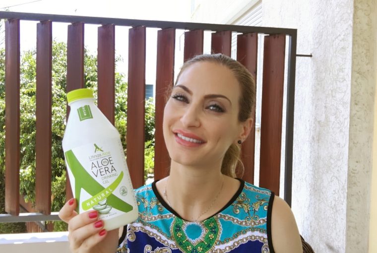 Christina Maria Kyriakidou & Litinas Aloe Vera Drinking Gel