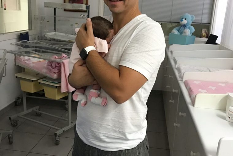 Nicos Kyriakides With Baby Kyriakidou