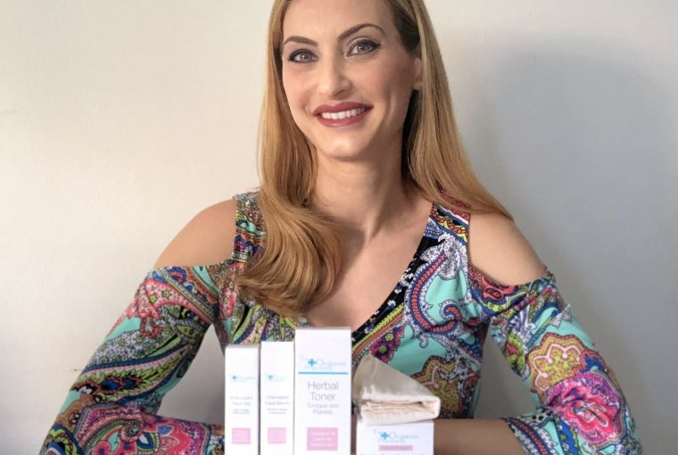 Christina Maria Kyriakidou & The Organic Pharmacy Hero Products