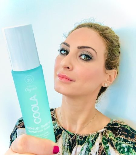 Christina Maria Kyriakidou & Coola Setting Makeup Spray SPF30