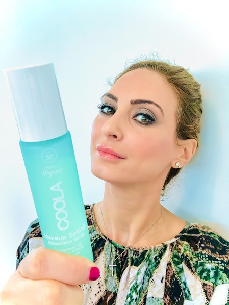 Christina Maria Kyriakidou & Coola Setting Makeup Spray SPF30