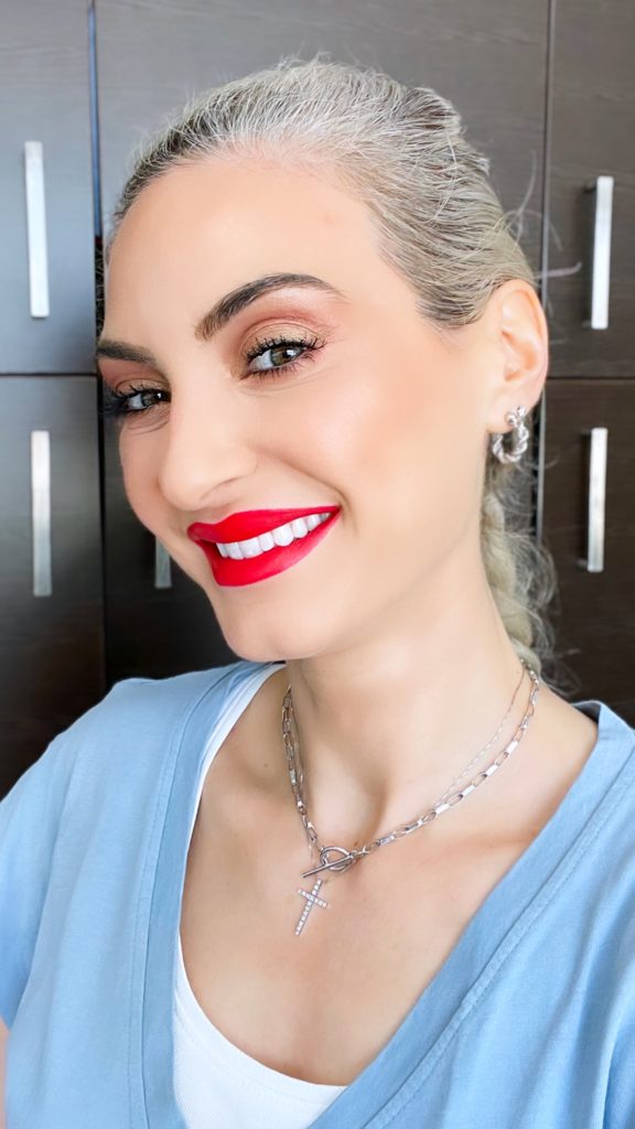 Illamasqua Fahrenheit Red Lip Secrets in Beauty How to Video Christina Maria Kyriakidou