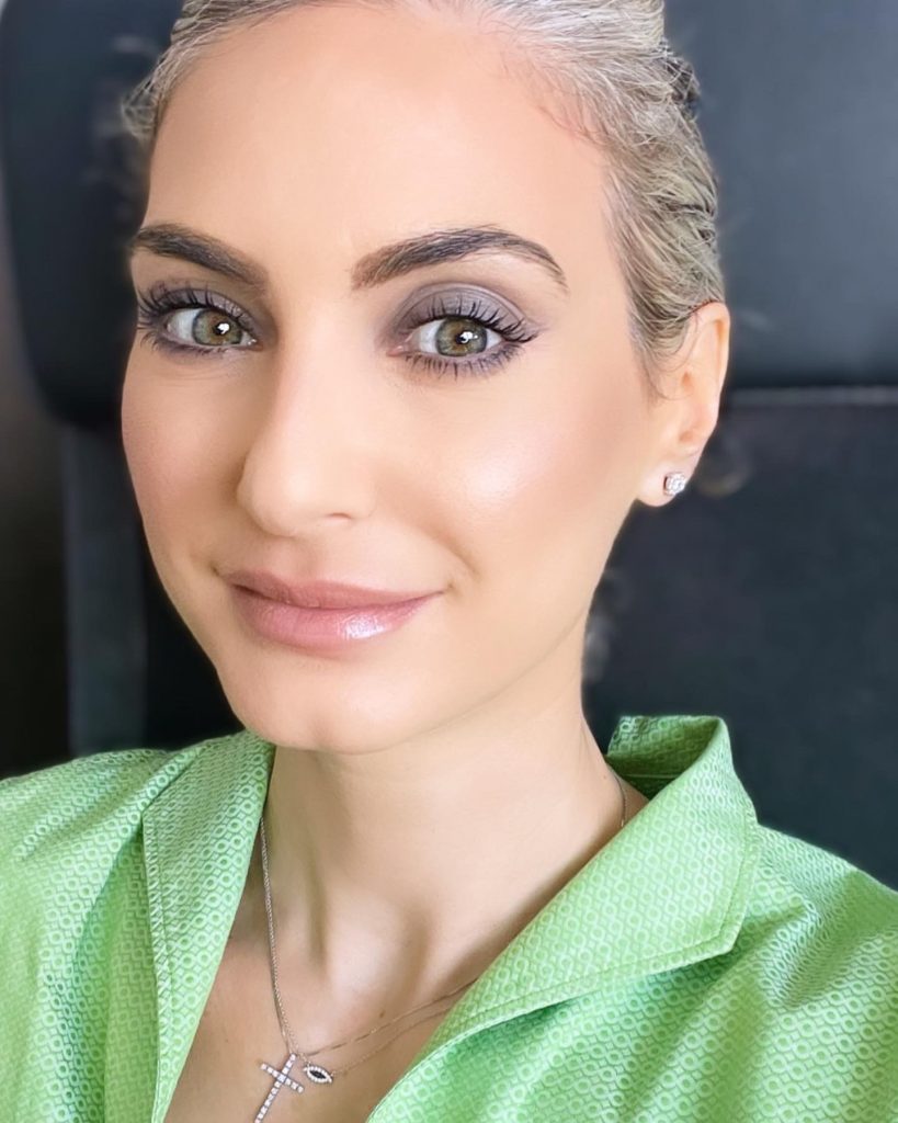 Easy Eye Makeup using Chanel Beauty Secrets in Beauty Christina Maria Kyriakidou Fall Winter 2021