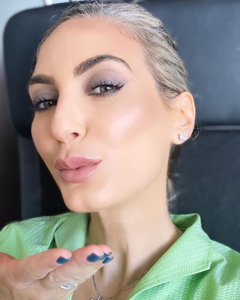 Easy Eye Makeup using Chanel Beauty Secrets in Beauty Christina Maria Kyriakidou Blowing a Kiss