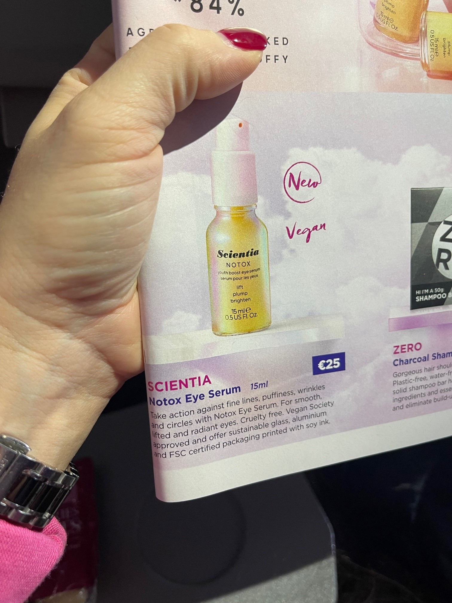 Scientia Beauty NOTOX Youth Boost Anti-Ageing Eye Serum Wizz Airlines Duty Free Secrets in Beauty